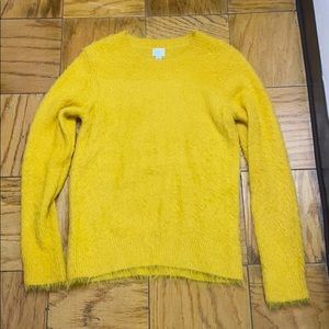 Yellow Crew Neck Sweater